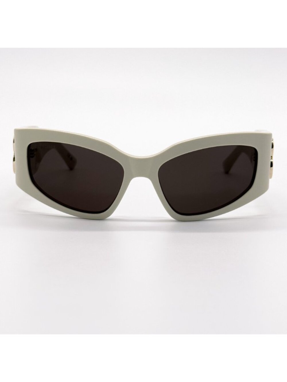 NEW BALENCIAGA BB0321S 010 SUNGLASSES IVORY WOMEN CAT EYE EYEWEAR BALENCIAGA - Picture 4 of 10